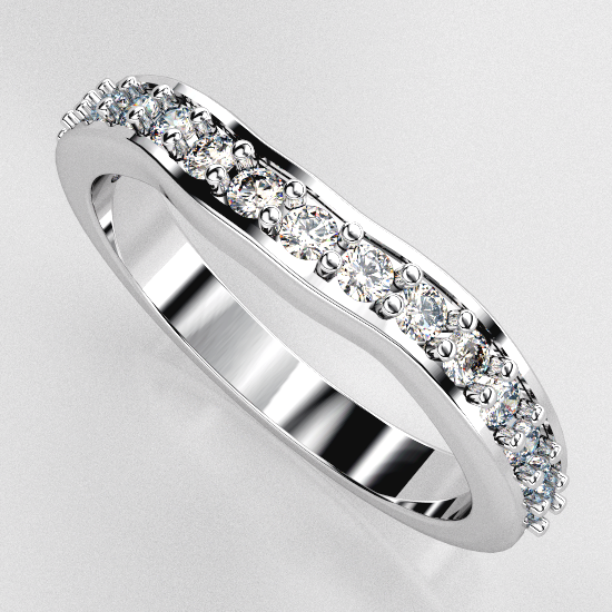 Classic Designer Fancy Cut Diamond Wedding Ring