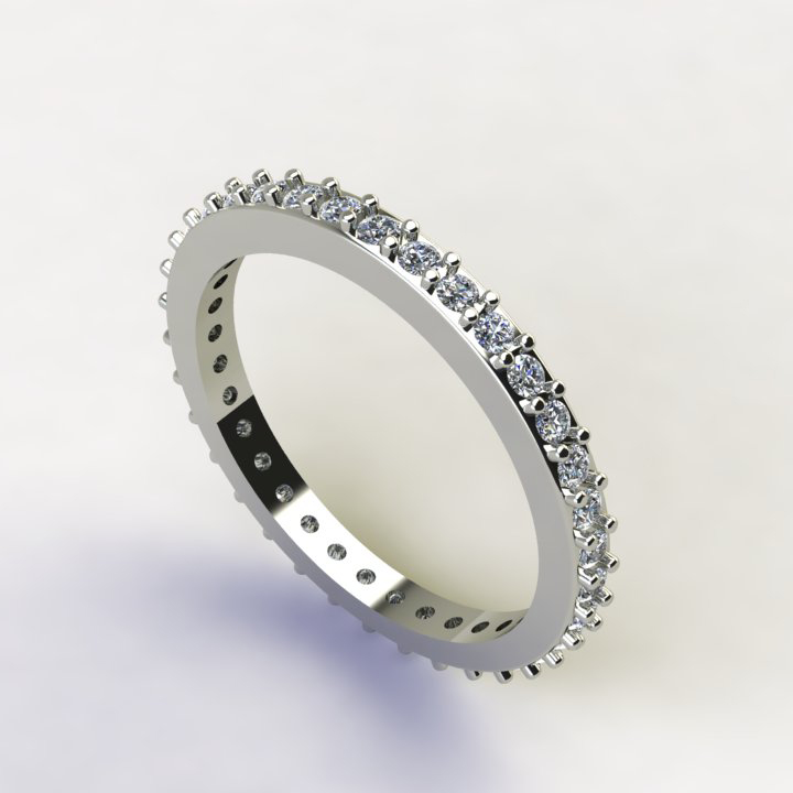 White Gold Wedding Diamond Ring