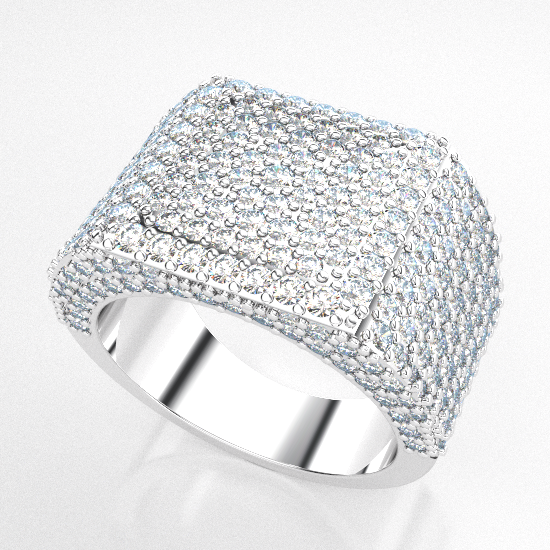 Stylish Elegant Diamond Ring For Men