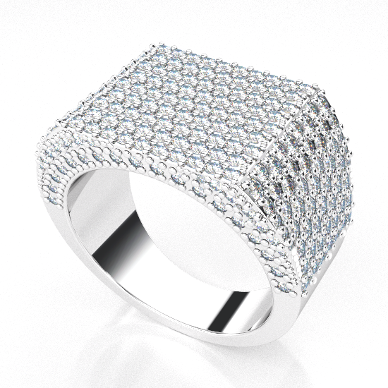 Attractive Stylish Diamond Ring For Men 