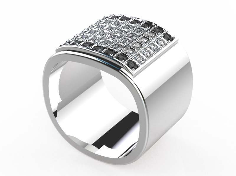 Fancy Mens' Ring 