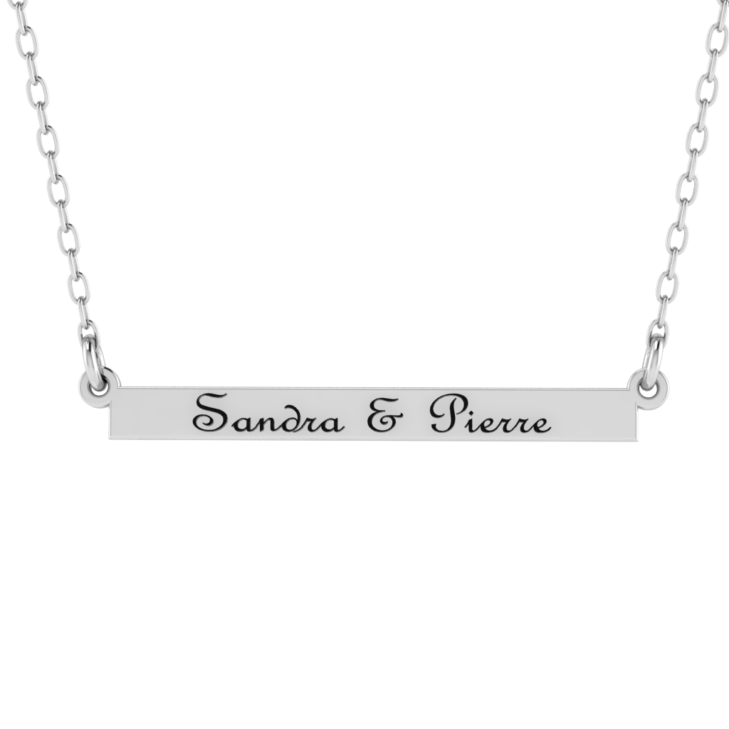 Name Engraved Necklace