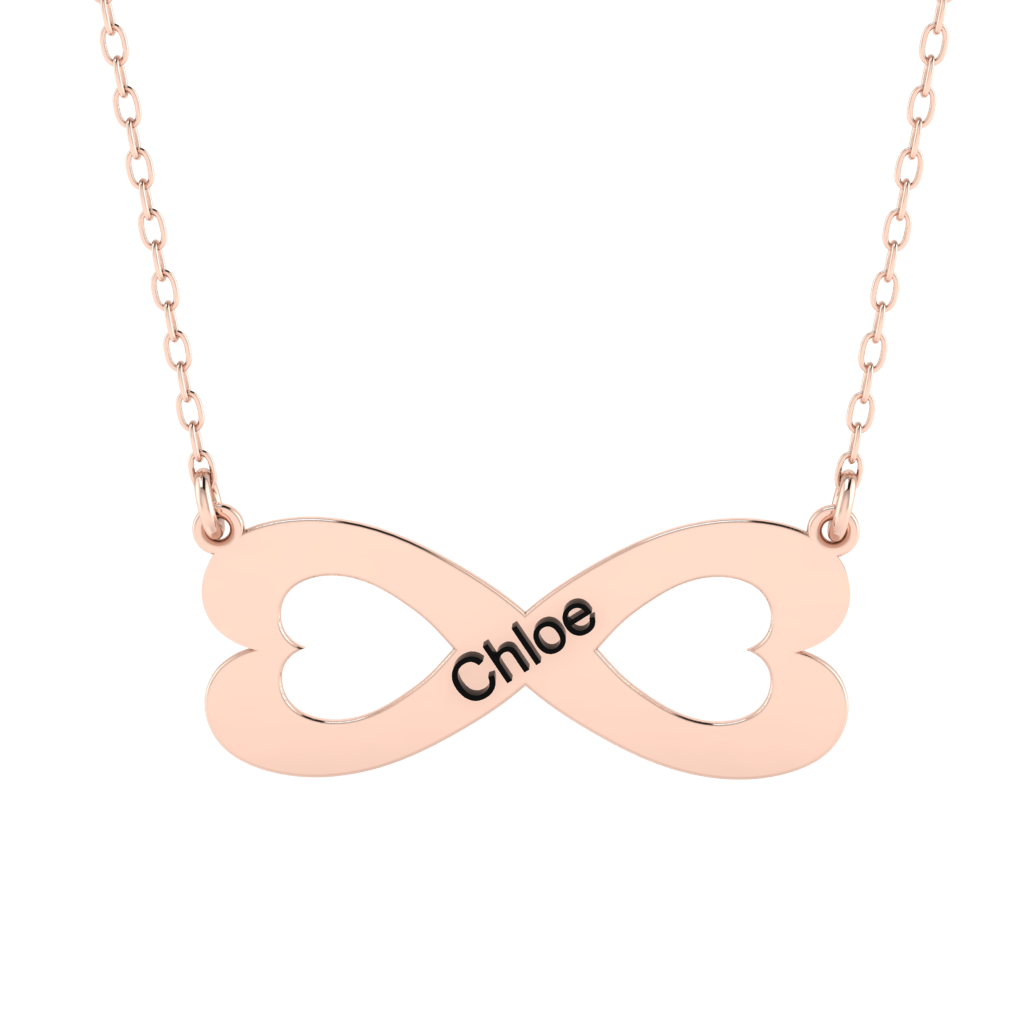 Heart Name Engraved Necklace