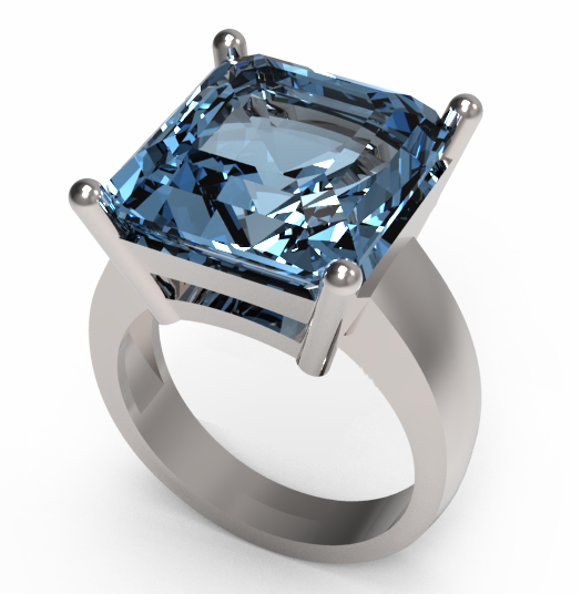 Gorgeous Blue Diamond Ring
