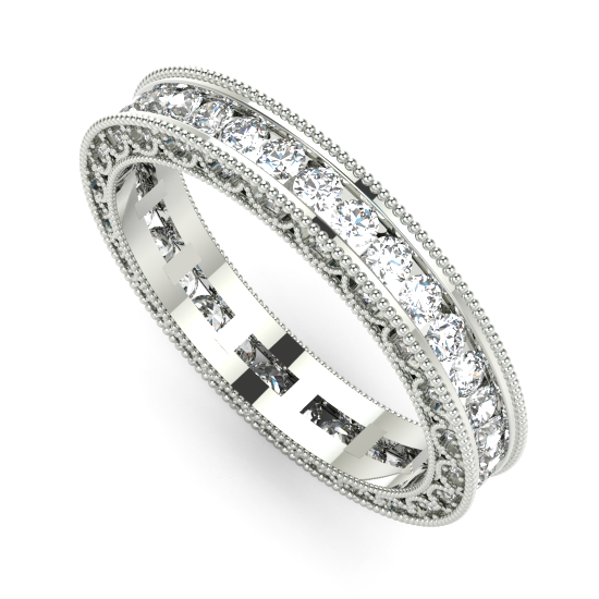 Royale Classic Diamond Eternity Wedding Ring For Women