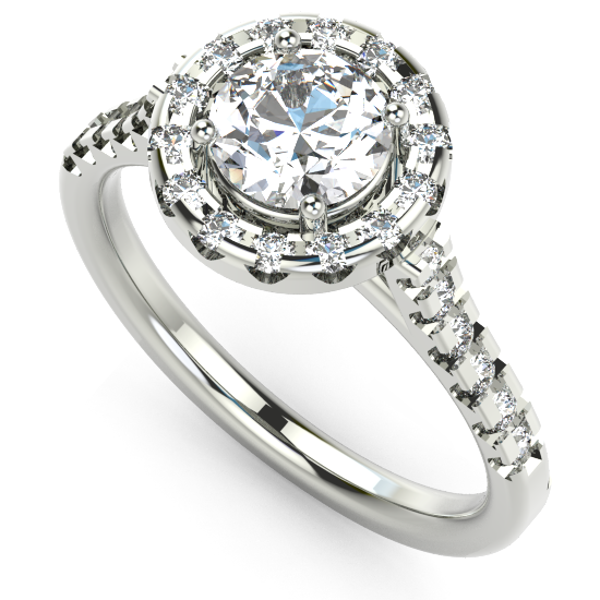 Brilliant Cut Diamond Engagement Ring