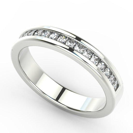 16 Princess Cut Diamond Wedding Ring For Women