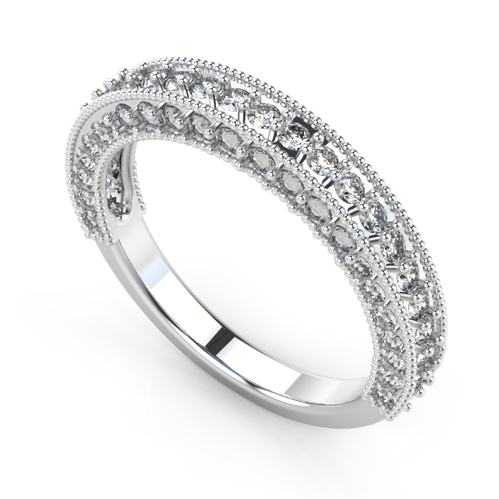 Attractive Designer Diamond Wedding Ring For Women