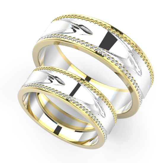 Beautiful Elegant Wedding Ring For Him And Her