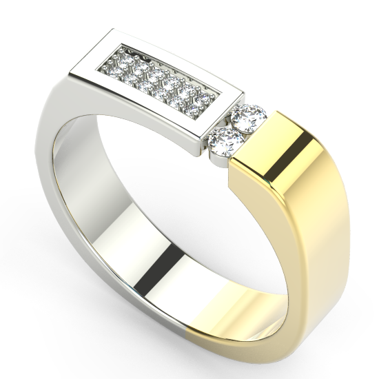 Royale Stylish Diamond Wedding Ring For Men