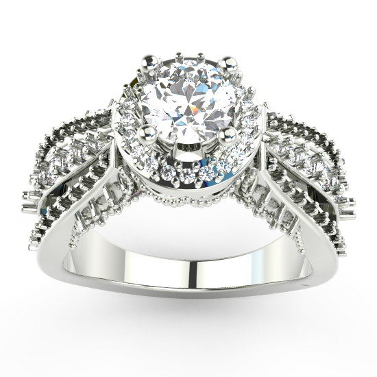 Attractive Looking Diamond Engagement Ring