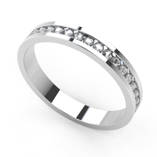 Solitaire Fancy Cut Diamond Wedding Ring For Women