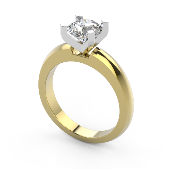 Elegant Solitaire Round Cut Engagement Ring