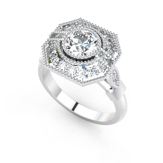 Halo Engagement ring