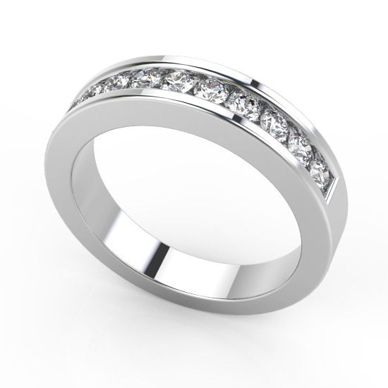 Solitaire Smart Fancy Cut Diamond Wedding Ring