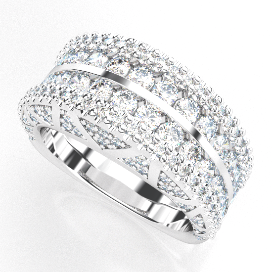 Most Beautiful Royale Diamond Wedding Ring For Women