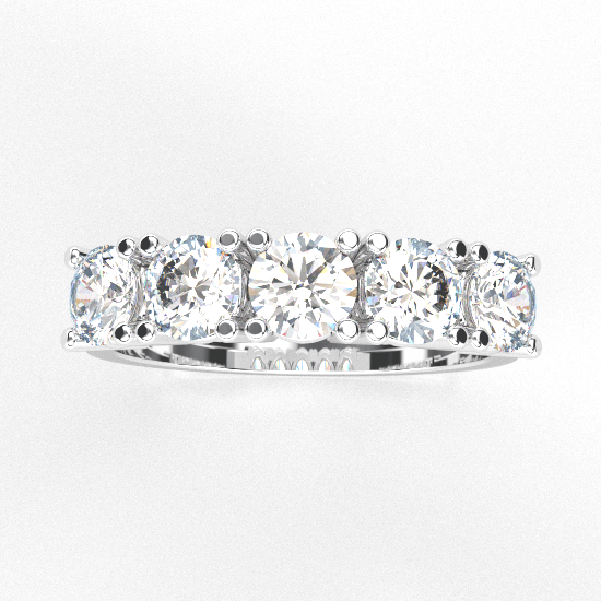 Royale Classic Fancy Cut Diamond Wedding Ring