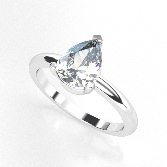 Royale Pear Cut Engagement Ring