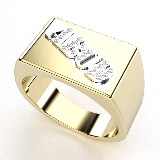 Solitaire Plain ABCD Diamond Ring For Men