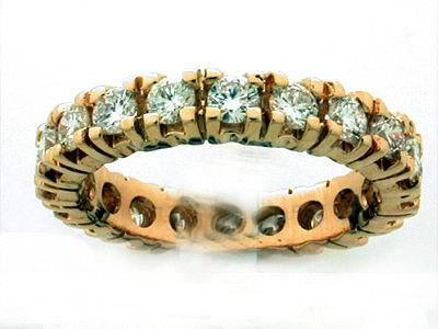 14K FULL ETERNITY RING