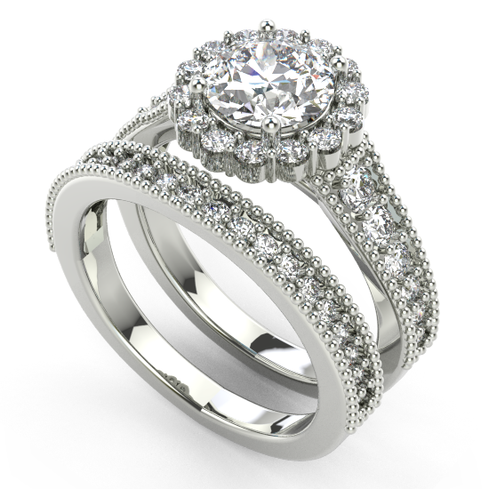 Classic Engagement Ring For Couple