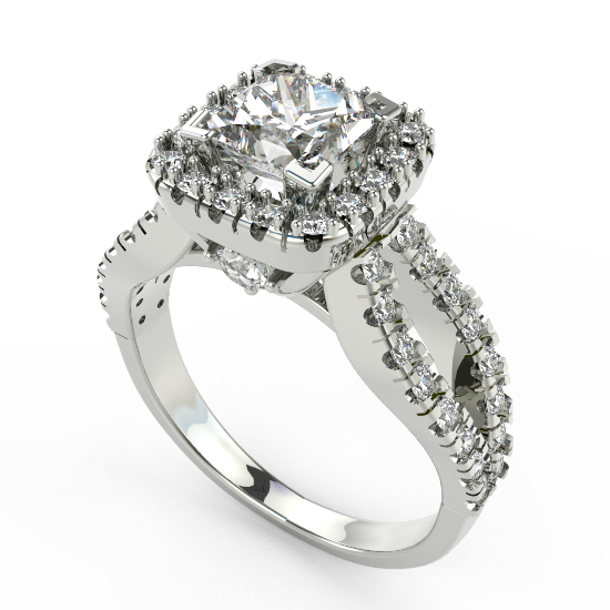 Most Beautiful Princess Cut Diamond Eengagement Ring