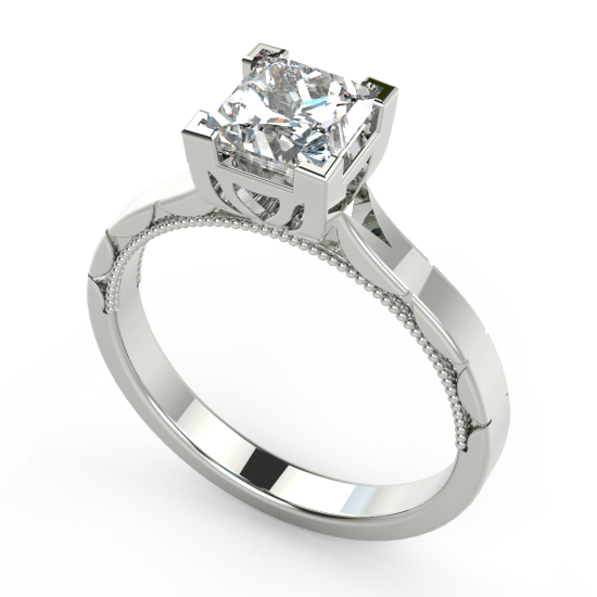 Smart Solitaire Engagement Ring