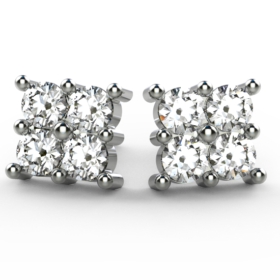 Stunning Fancy Cut Diamond Earring For Women