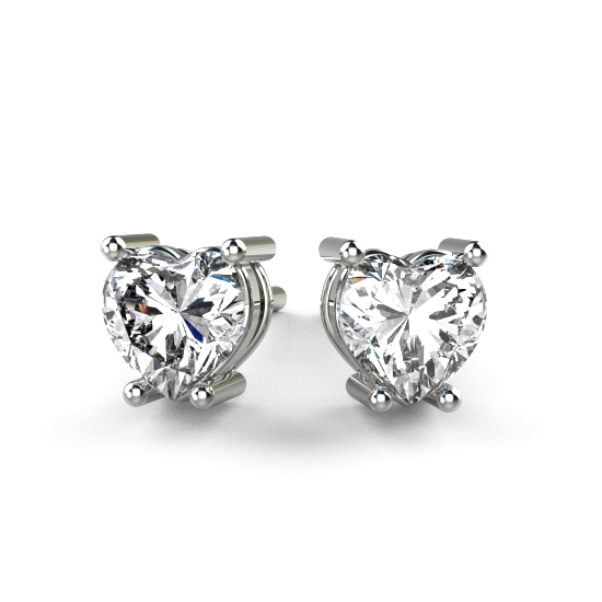 Heart Shape Diamond Earring For Women