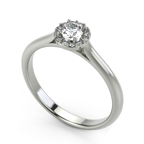 Halo Engagement Ring