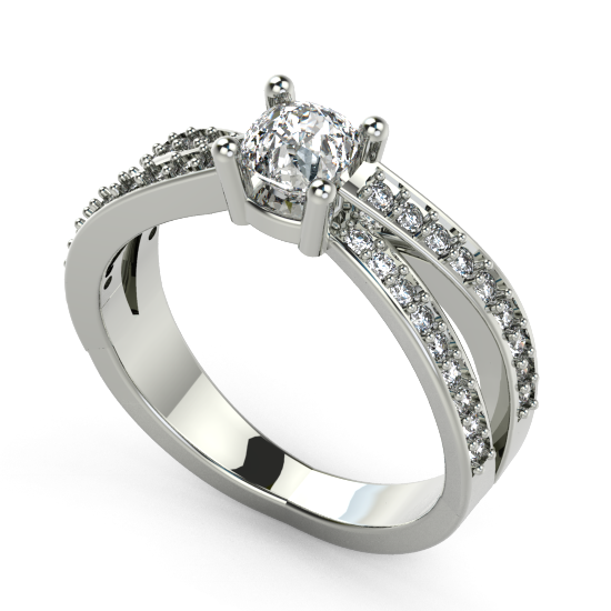 Oval Cut Diamond Engagement Ring